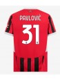 AC Milan Strahinja Pavlovic #31 Hjemmedrakt 2024-25 Korte ermer